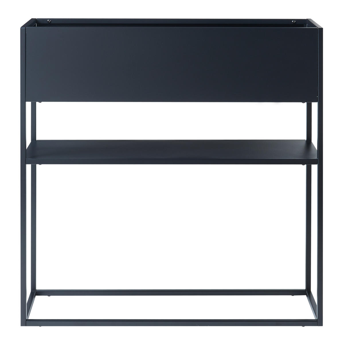BLUMENSTÄNDER Joensuu - Schwarz, Metall (80/80/25cm) - [en.casa]