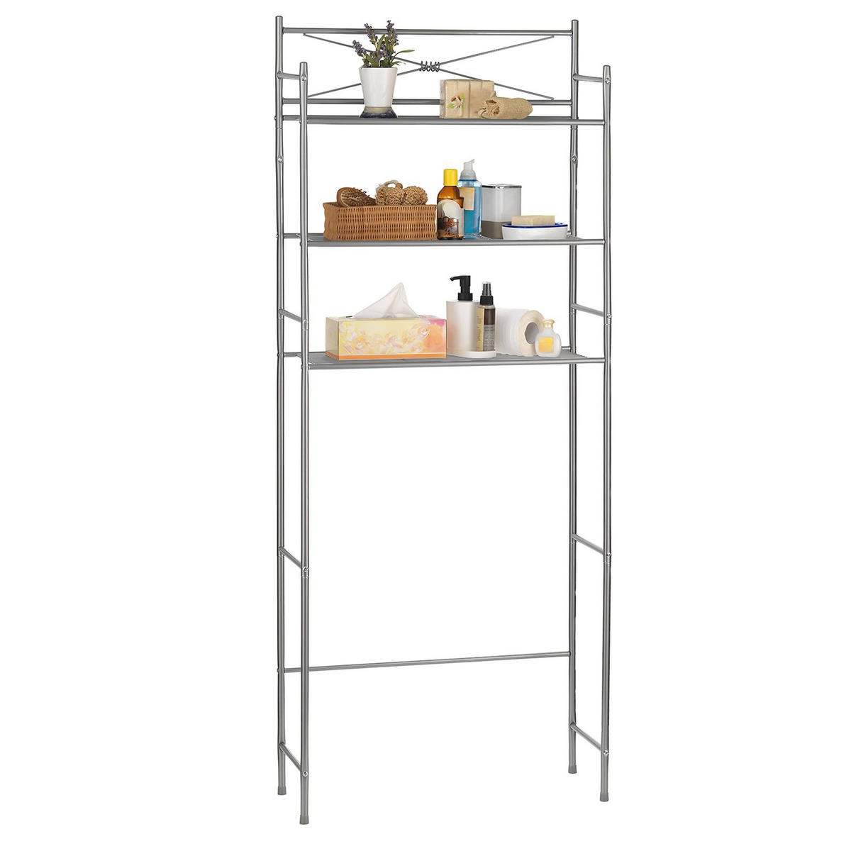 TOILETTENREGAL MARSA - Anthrazit, Metall (65/164/22cm) - CARO-Möbel