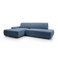 ECKSOFA BOULI Blau 276x164x82 cm - Blau, Textil (276/164cm) - FURNLUX