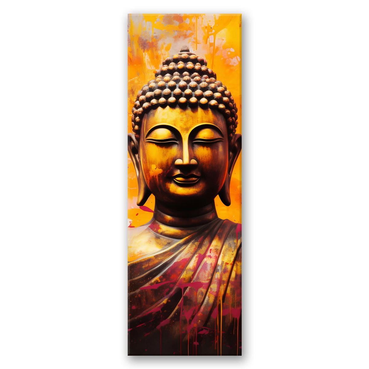 KUNSTDRUCK Gelb 40/120 cm - Gelb, Textil (40/120cm) - KUNSTLOFT