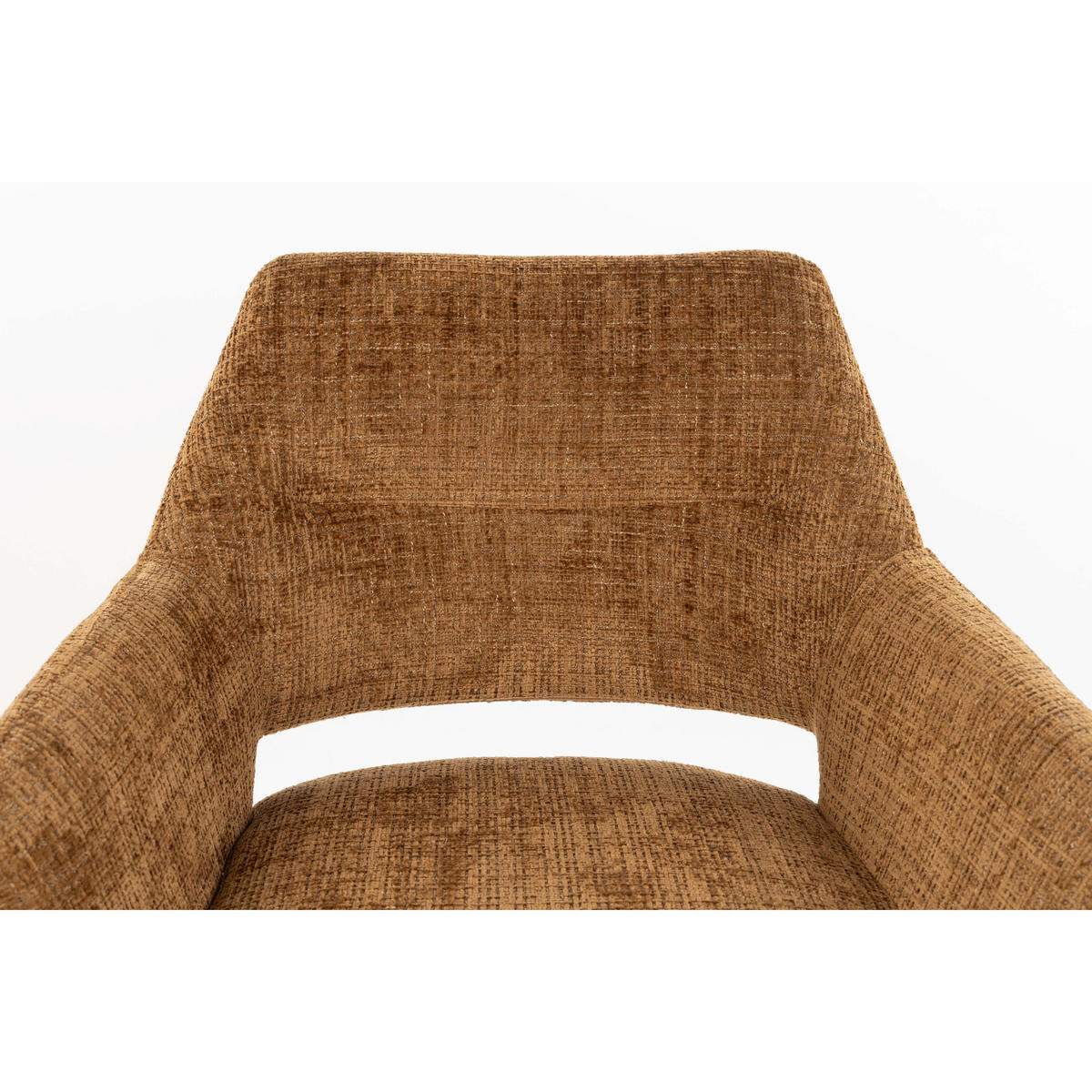 ESSZIMMERSTÜHLE Merel Armleuning Okergeel - 2 er Set - Braun, Kunststoff (60/85/62cm) - Housecraft Living