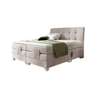 BOXSPRINGBETT DANTE - Beige, Holzwerkstoff (120/200cm) - Meblini