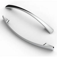 KÜCHENGRIFF Chrom 10er-Set 128 mm - Silberfarben, Metall (0.7/2.5/16.8cm)