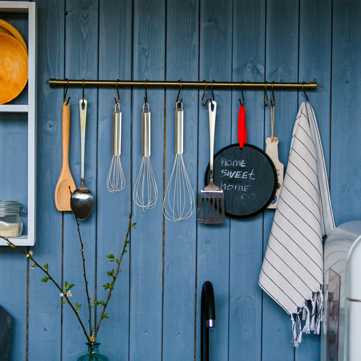 METLIČKY - strieborná, kov (7cm) - Relaxdays