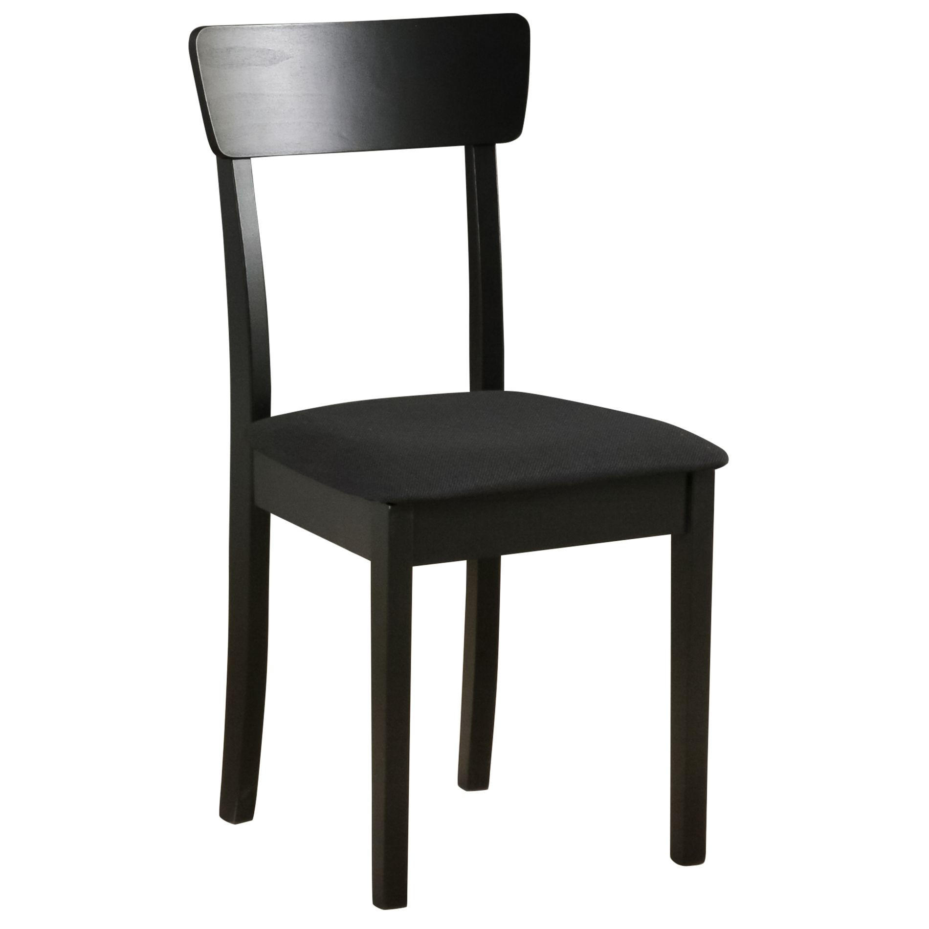 HOLZSTUHL Wehron Schwarz - Schwarz, Holz/Textil (43/86/40cm) - Selsey