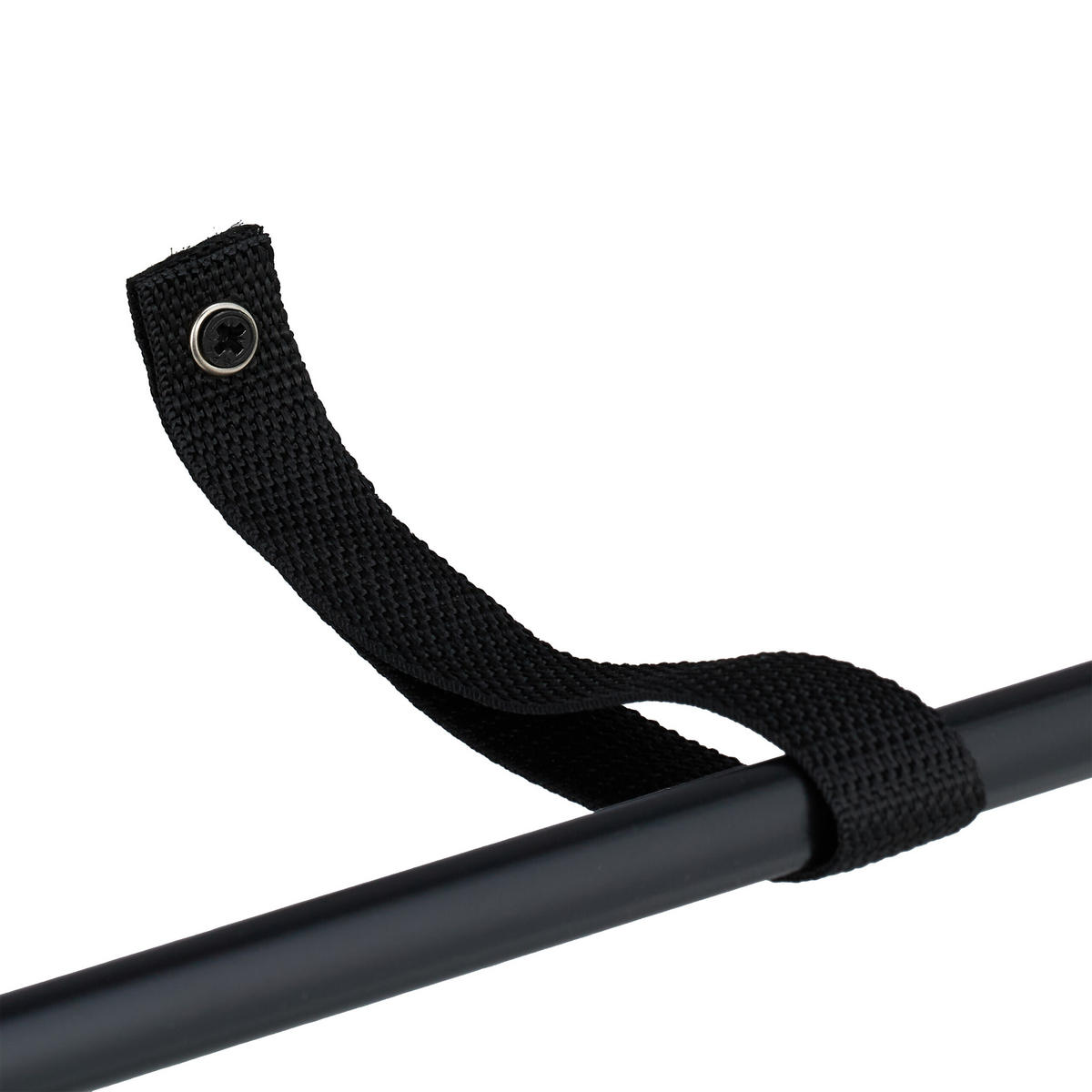 HANDTUCHLEITER - Schwarz, Kunststoff/Metall (55/171/1.5cm) - Relaxdays