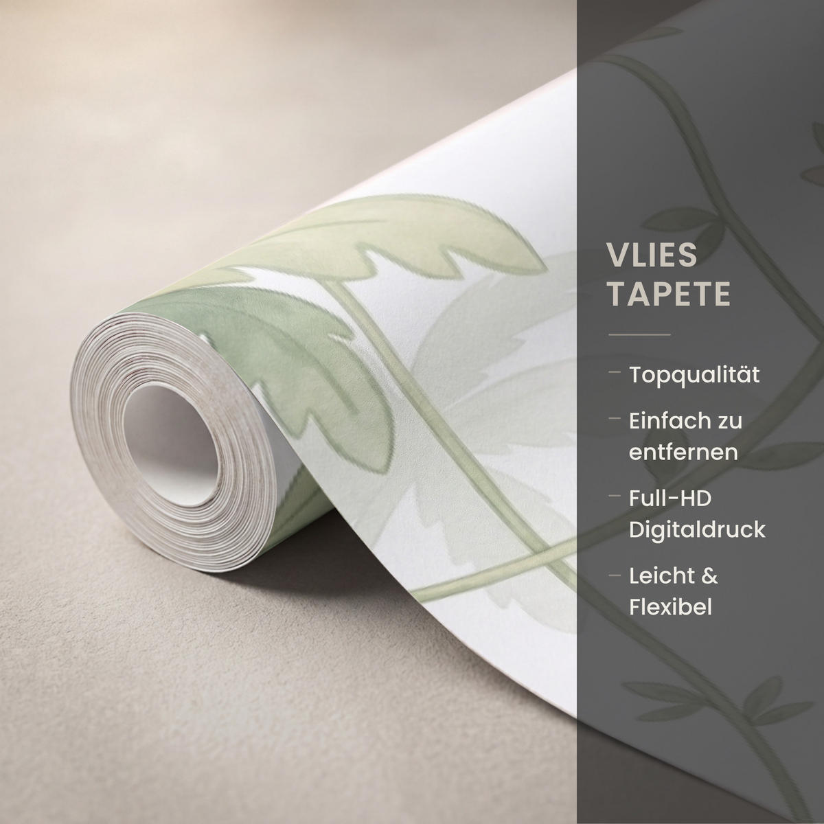 KINDERTAPETE - Tiere - Dschungel - Pastell - 120x280 cm - Weiß, Papier (120/280cm) - OnlyWow