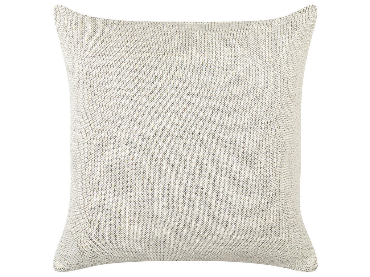 DEKOKISSEN 2er-Set Beige 45/45 cm Battal - Beige/Gelb, Textil (45/45cm) - Beliani