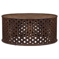 COUCHTISCH rund Braun Ø 100/45 cm - Braun, Holz (100/45/100cm) - WOMO-DESIGN