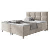 BOXBETT Dave - Chromfarben/Beige, Holz/Textil (140/200cm) - MIRJAN24