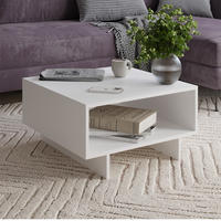 COUCHTISCH Luka Weiß 60 x 60 cm - Weiß, Holzwerkstoff (60/60/32.3cm) - Vicco