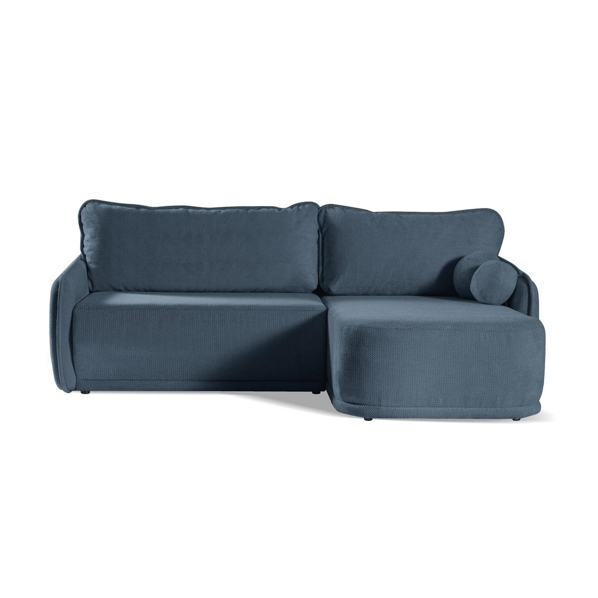 ECKSOFA Cloud Dunkelblau, mit Schlaffunktion - Dunkelblau, Textil (240/167cm) - Bettso