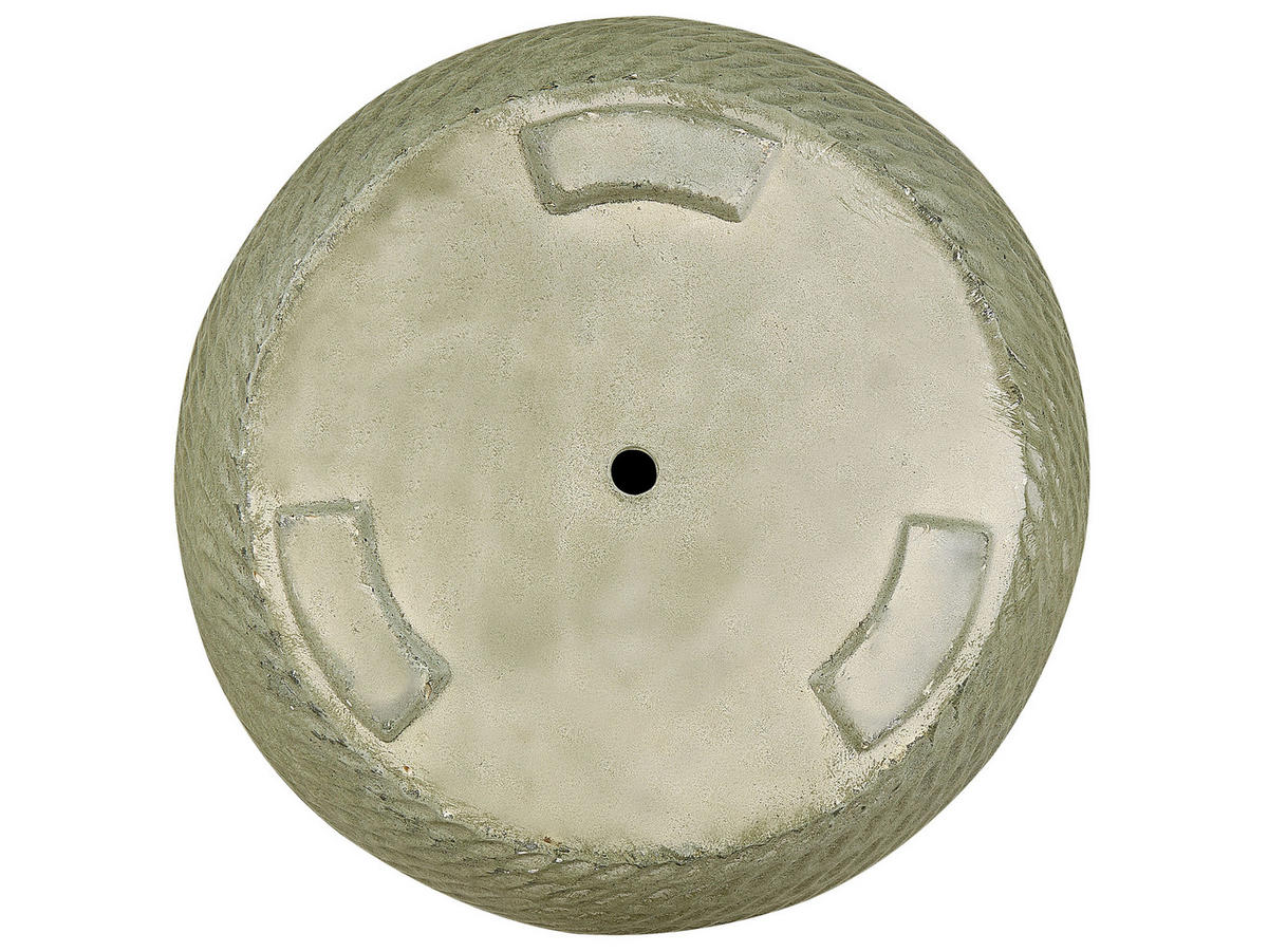 BLUMENTOPF olivgrün rund 39/39/44 cm Livadia - Grün, Naturmaterialen (44cm) - Beliani