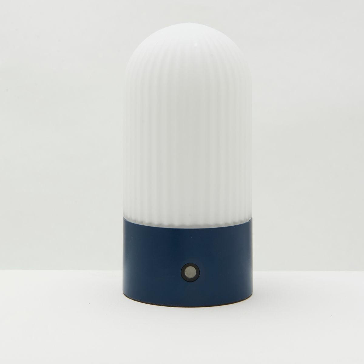 TISCHLAMPE Touareg H.19cm - Blau, Metall (16/9/19cm) - Signature