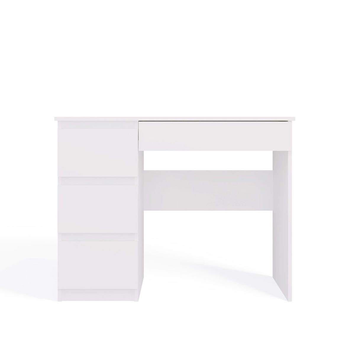 SCHREIBTISCH Weiß 98/76/51 - Weiß, Holzwerkstoff (51/98/76cm) - RAUMHIRSCH FURNITURE