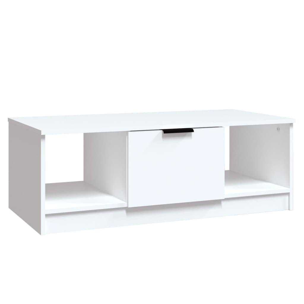 COUCHTISCH Weiß 102x50x36 cm Holzwerkstoff - Weiß, Holzwerkstoff (102/50/36cm) - furnicato