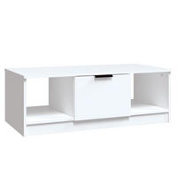 COUCHTISCH Weiß 102x50x36 cm Holzwerkstoff - Weiß, Holzwerkstoff (102/50/36cm) - furnicato