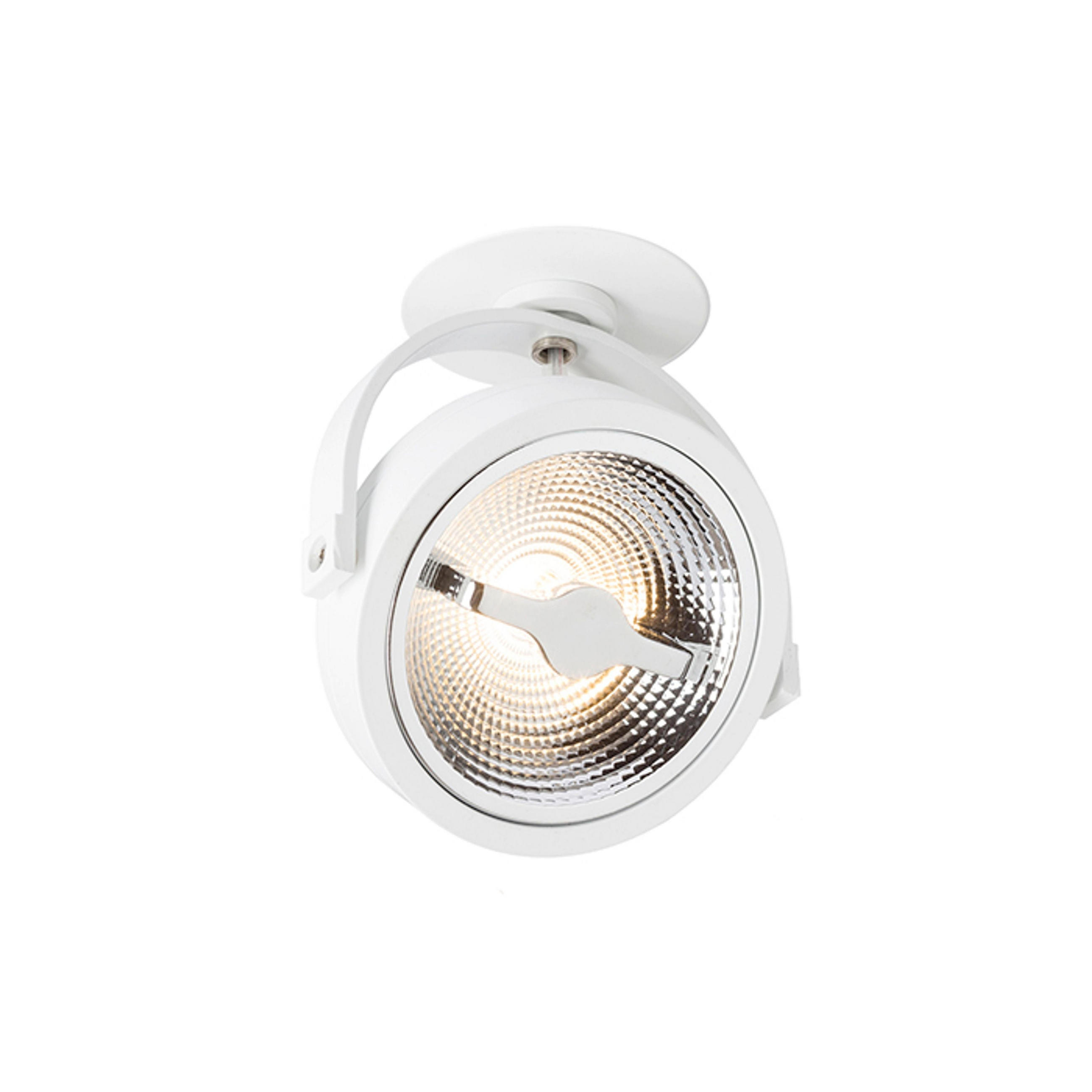DECKENLEUCHTE KELLY LED Dimmbar Halb Weiß 12 W - Weiß, Metall (137/137/145cm) - Rendl