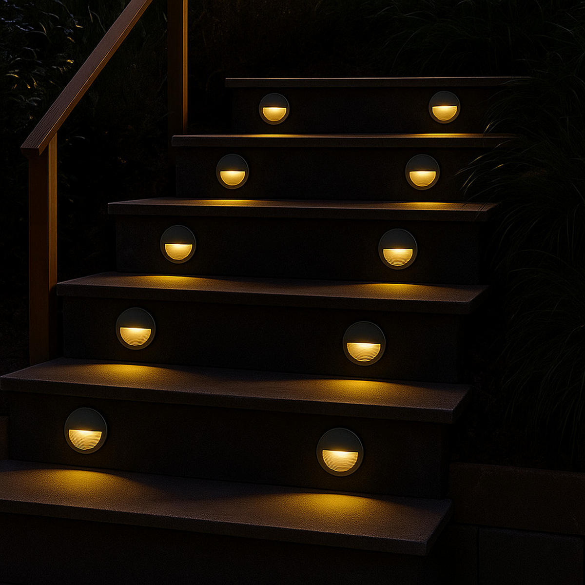 LED WANDLEUCHTE Schwarz Rund - Schwarz, Kunststoff (15/2.7/15cm)