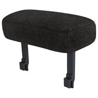 OUTDOOR-ARMLEHNE - Schwarz, Textil/Metall (25/38/53cm) - home24