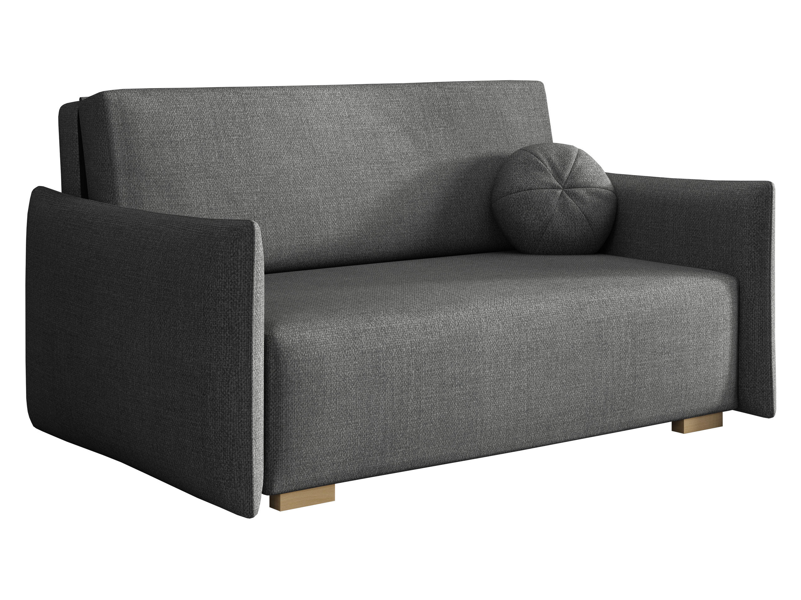 SCHLAFSOFA Viva Glov III - Naturfarben/Grau, Holz/Textil (157/85/98cm) - MIRJAN24