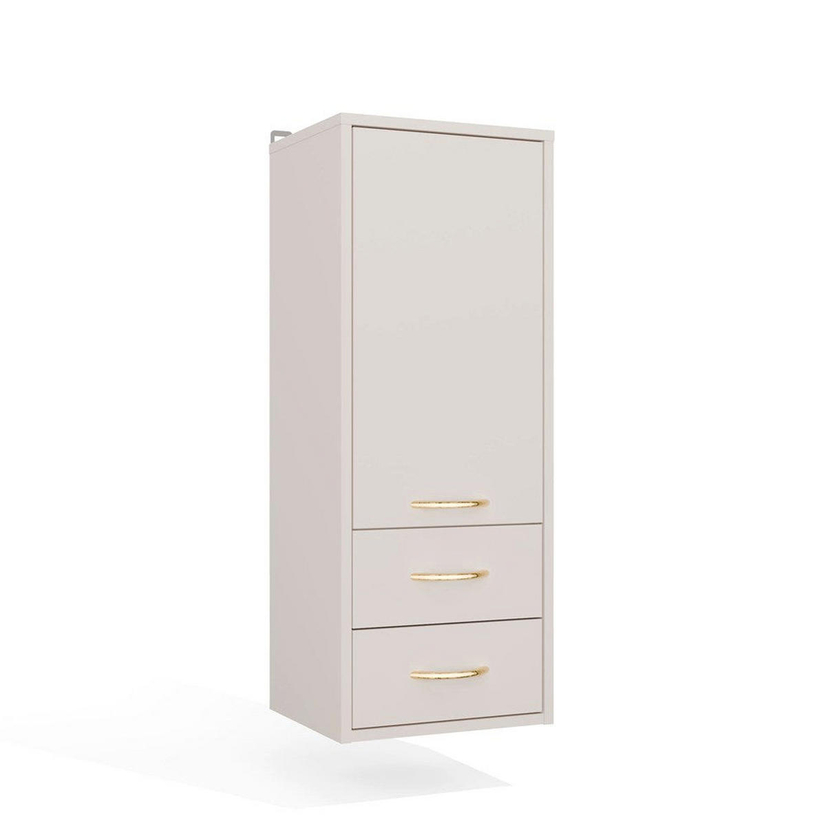 WANDHÄNGESCHRANK Noras - Kaschmir, Holzwerkstoff (35/90/30cm) - kommodly