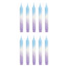 STABKERZE (10er Set) Dip-Dye - Flieder, Naturmaterialien (2/20/2cm) - Butlers