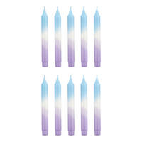 STABKERZE (10er Set) Dip-Dye - Flieder, Naturmaterialien (2/20/2cm) - Butlers