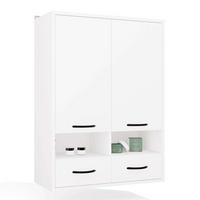 WANDHÄNGESCHRANK Viva - Weiß, Holzwerkstoff (66/90/30cm) - kommodly