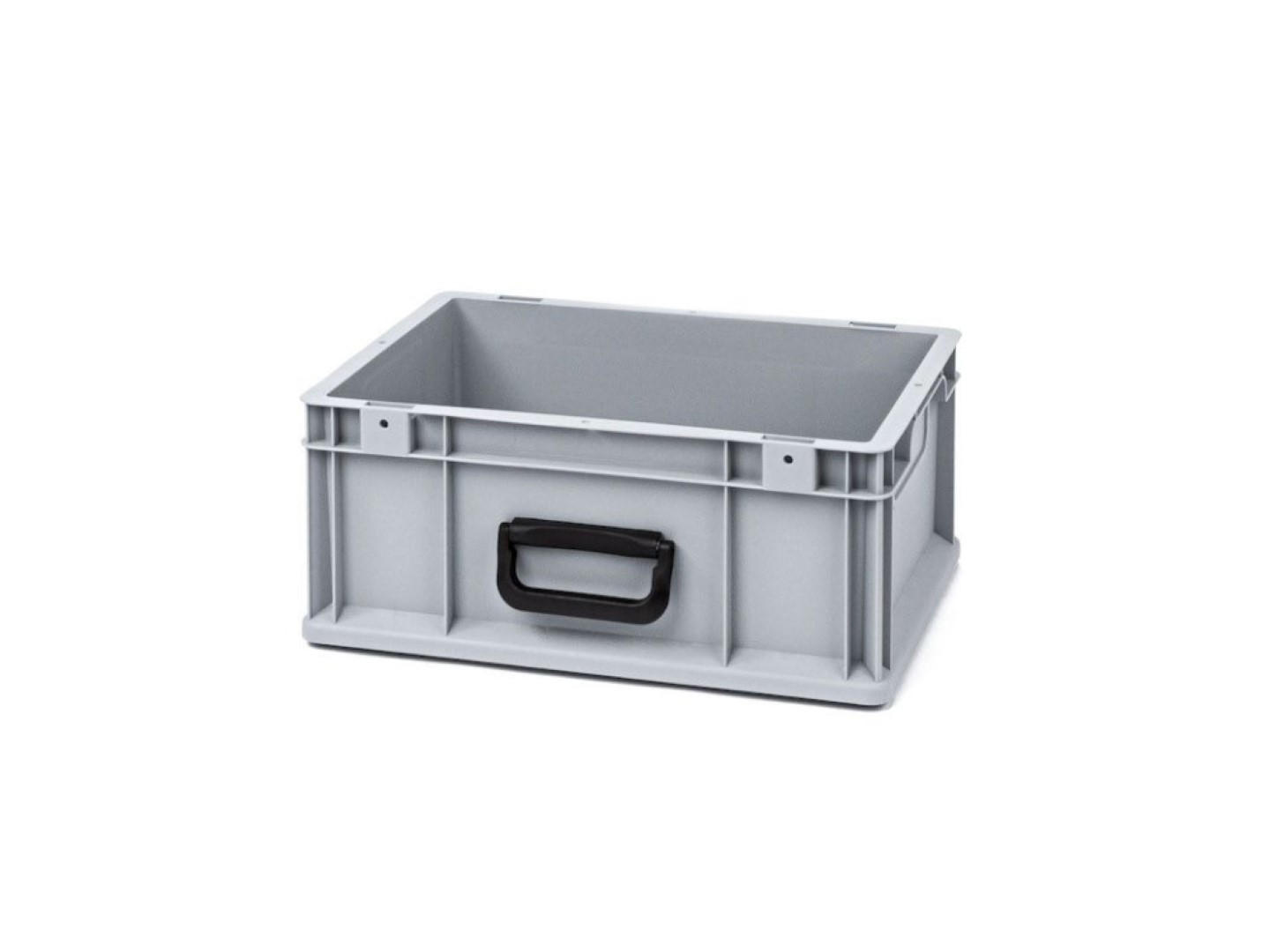 EUROBOX Nextgen Portable Uno 17x30x40cm 16 Liter - Grau, Kunststoff (30/17/40cm) - PROREGAL