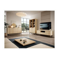 WOHNZIMMER Set – JAPANDI – Eichefarben - Eichefarben, Holzwerkstoff (153.5/83.5/39cm) - hi-markt
