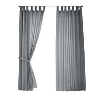 VORHANG 2ER SET POTSDAM HxB 245x140 cm Grau - Grau, Textil (140/245cm) - Gardinenbox