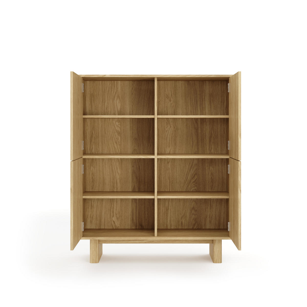KOMMODE: geölte Eiche, 103,5 x 124,2 x 38,1 cm - Eichefarben, Holzwerkstoff (103.5/124.2/38.1cm) - 3XE LIVING