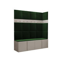 MOBILIER PENTRU HOL Orion II - cașmir/verde, material plastic/compozit lemnos (168/186/46cm) - MIRJAN24