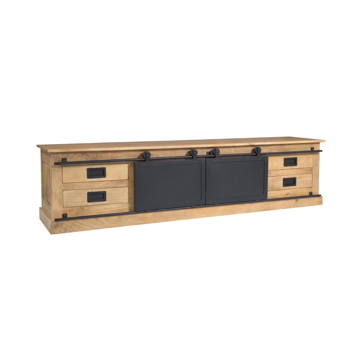 TV-MÖBEL Fresno Braun 45/200/50 cm - Braun, Holz (200/50/45cm) - Starfurn