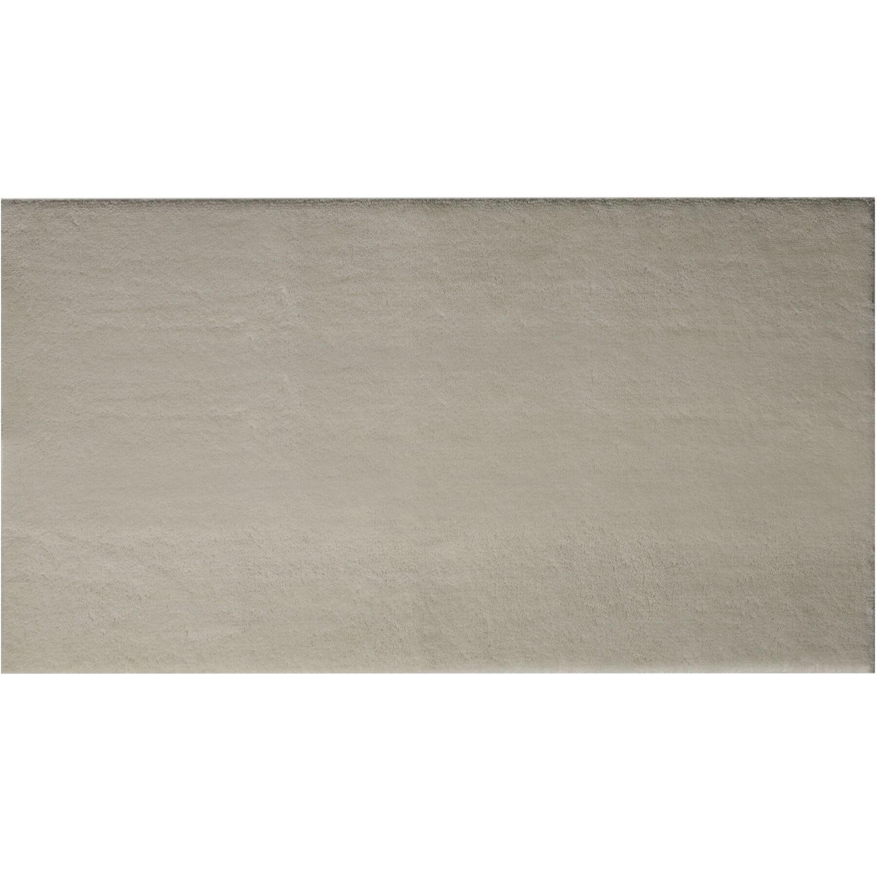 KURZFLORTEPPICH Soft Zone, rutschfeste Unterseite, Sand - Sandfarben, Textil (150/80cm) - tectake