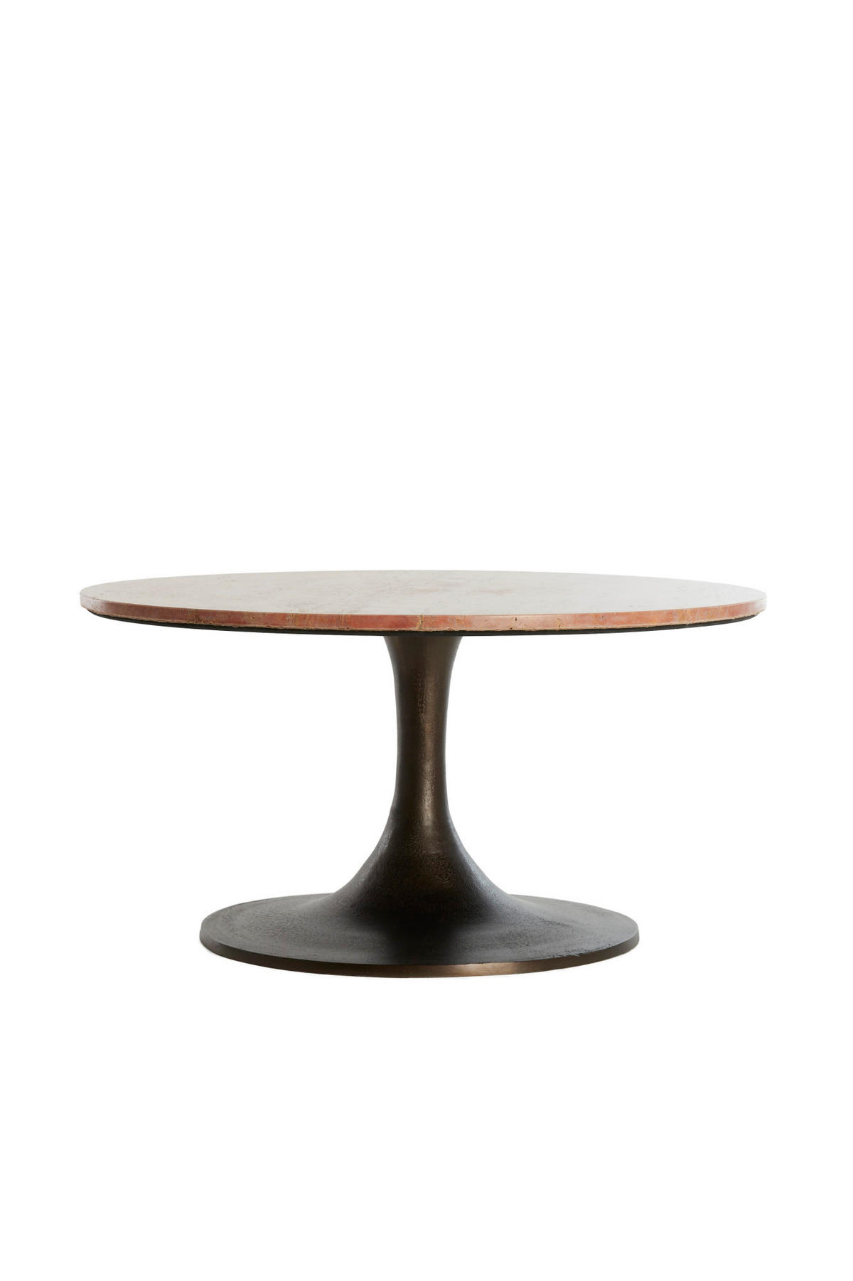 BEISTELLTISCH Dolin Rot Ø75/38 cm - Rot, Metall (75/75/38cm) - Light & Living