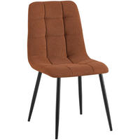 STUHL Cord Orange - Orange, Textil/Metall (45/84/55cm) - CLP