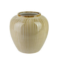 KERAMIKVASE MANON von MONDEX, 15 x 26 x 25 cm - Beige, Keramik (26cm) - Mondex