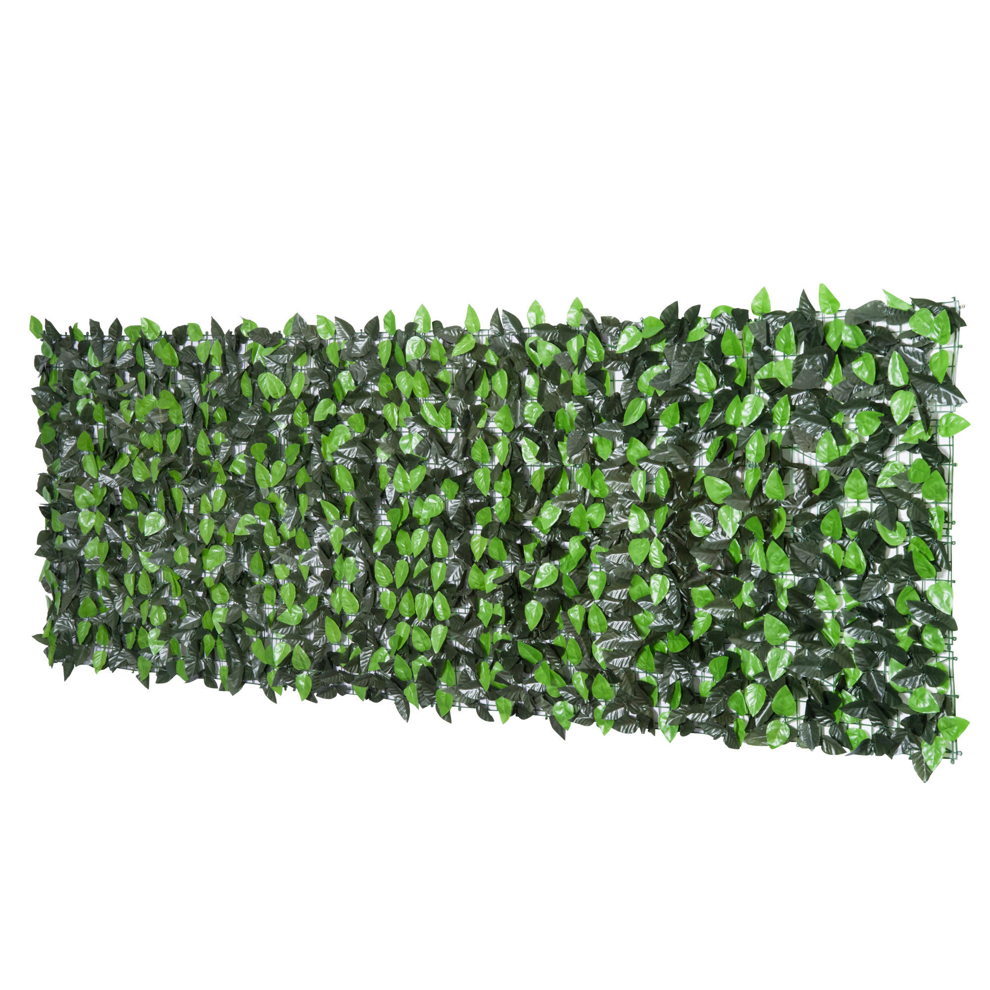 SICHTSCHUTZ, mit UV-Schutz, Heckenpflanze, für Garten, Terrasse, Grün, 3 x 1 m - Grün, Kunststoff (100/100cm) - Outsunny