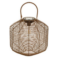 SOLARLATERNE Cuba 30 cm - Braun, Metall (30/30/30cm) - Atmosphera Createur d´interieur