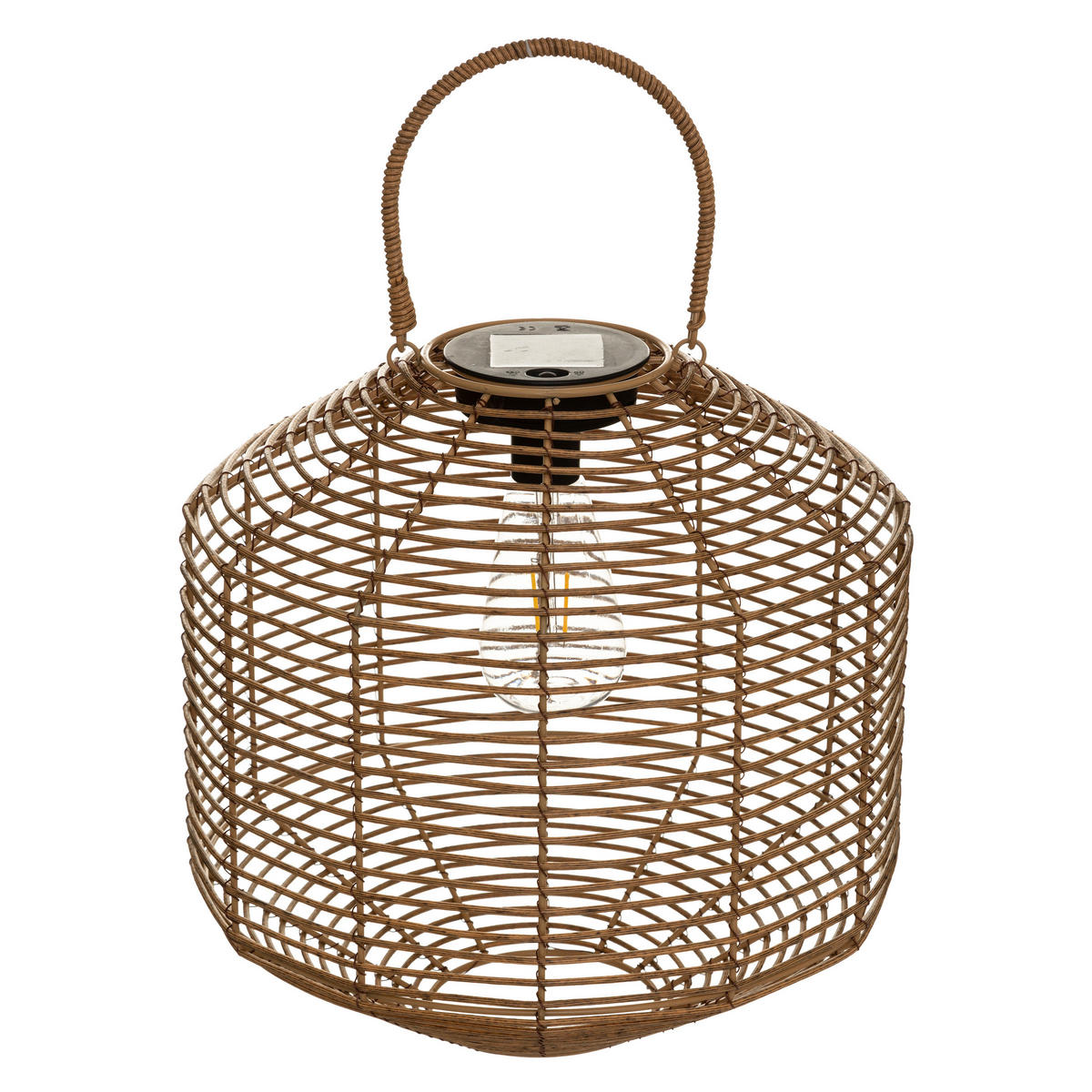 SOLARLATERNE Cuba 30 cm - Braun, Metall (30/30/30cm) - Atmosphera Createur d´interieur