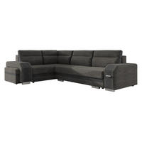 ECKSOFA Assan, Seite: Links - Chromfarben/Greige, Holz/Kunststoff (305/205cm) - MIRJAN24