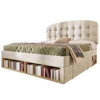 POLSTERBETT & 2 Schubladen Gepolstertes Kopfteil - Beige, Textil (140/200cm)