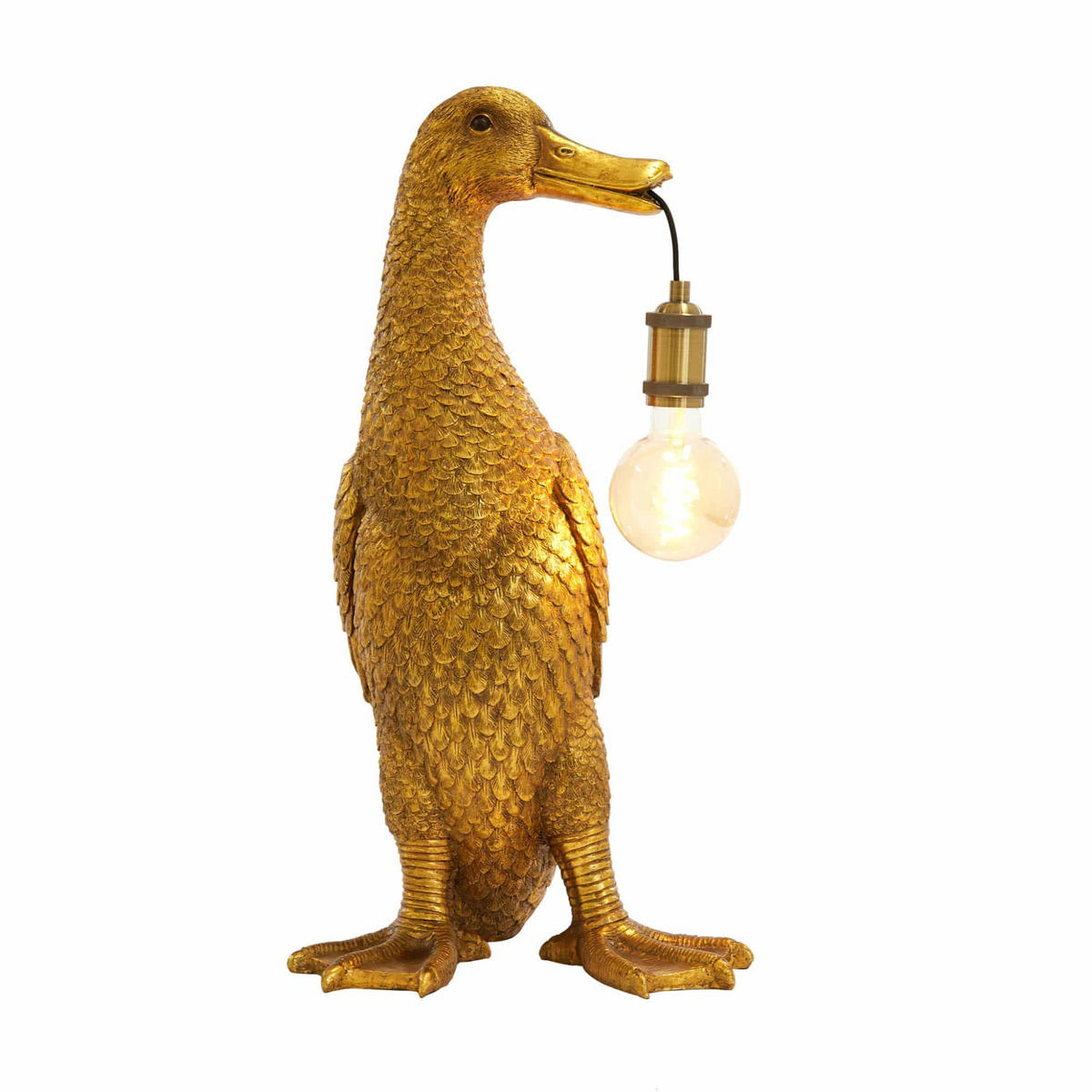 TISCHLAMPE Ente Bronze 32/31/65 cm - Bronzefarben, Kunststoff (32/31/65cm) - Light & Living