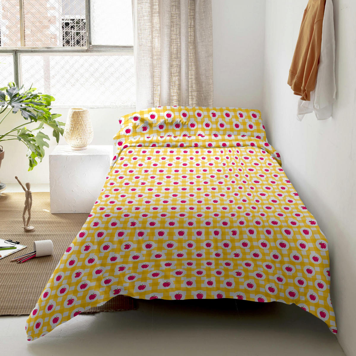BETTBEZUG 2er-Set teiliges mirror mirror (d) 155x220 cm (komfortgrösse) mehrfarbig - Multicolor, Textil (155/220cm) - Happy Friday