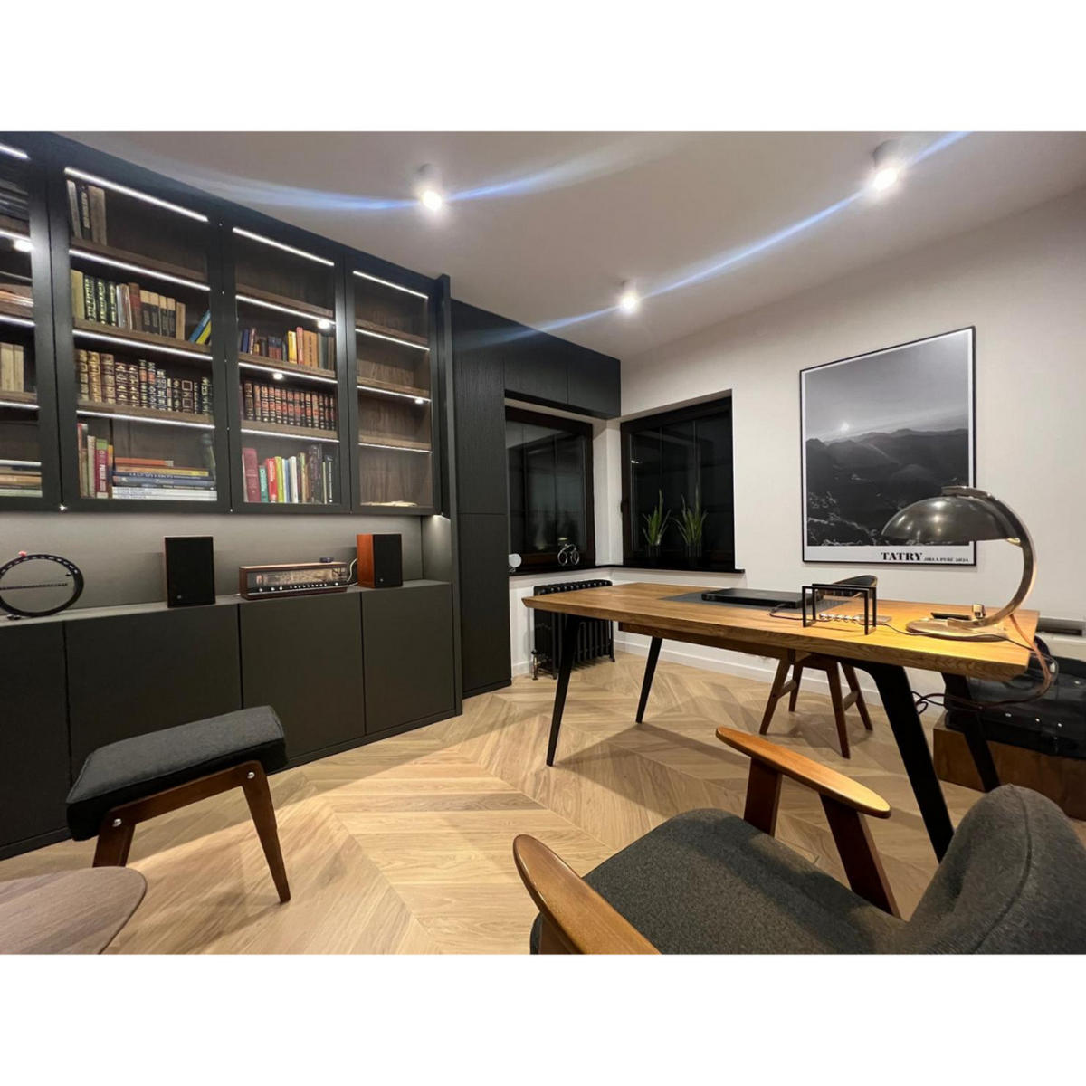 SCHREIBTISCH aus Eiche auf Metallbeine VITA III - Eichefarben, Holz (80/160/75cm) - Rawood Furniture