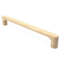 MÖBELGRIFF BA 320mm, Holzgriff Eiche massiv, Schrankgriff, Türgriff - Naturfarben, Holz (1.4/2.8/33.4cm)