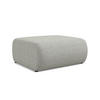 POUF Strukturstoff Stoff Grau - Hellgrau/Schwarz, Kunststoff/Textil (94/40/89cm) - Makamii