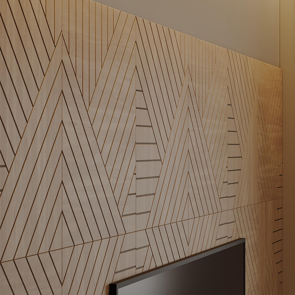 NÁSTĚNNÝ PANEL Dub - barva dubu, kompozitní dřevo (52/52/0.8cm) - Vicco